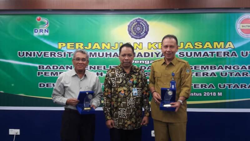 Kembangkan Dunia Riset, UMSU Jalin Kerjasama dengan Balitbang dan DRD Sumut